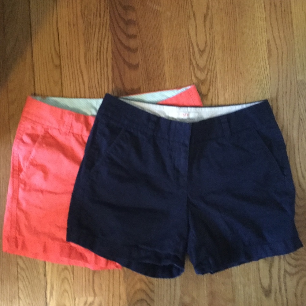 EUC J.CREW 3" chino short bundle